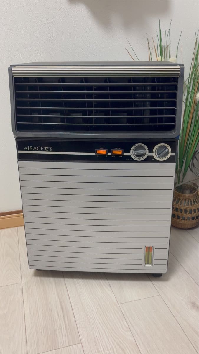 稼働品 AIRACE 冷風機 冷風扇 昭和レトロ 当時物 アユタ(株) ヴィンテージ 小型クーラー 扇風機 スポットクーラー