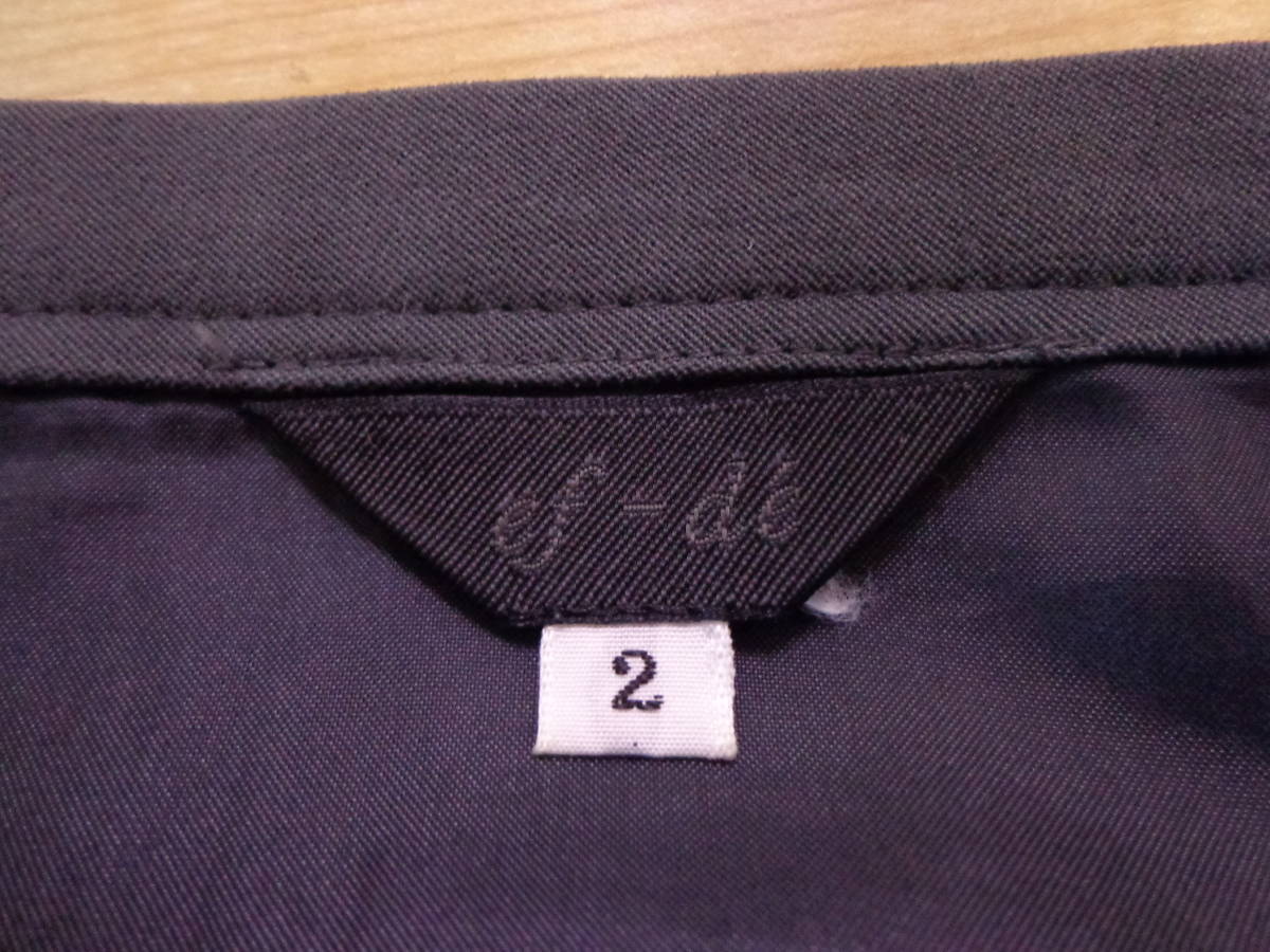 ^380[ бесплатная доставка ]ef-de ef-de женский распорка юбка mi утечка длина 2 M соответствует серый замша способ ткань простой офис ходить на работу сделано в Японии 