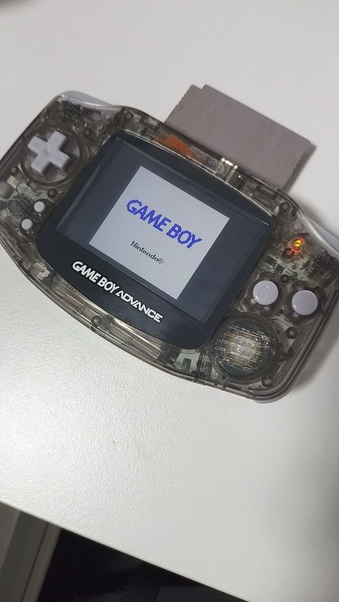 【送料込】GBA ゲームボーイアドバンス本体のみ IPS液晶交換