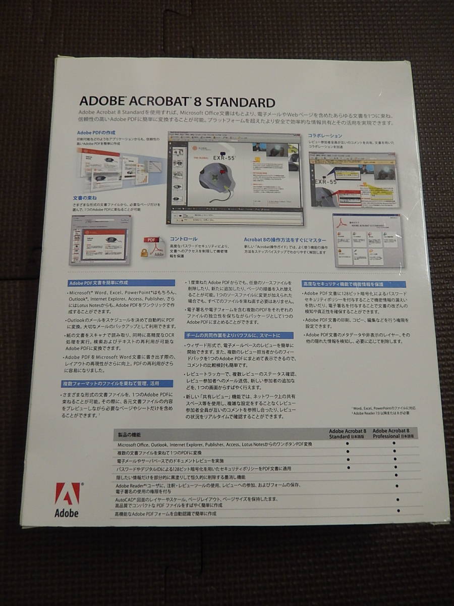 AX-09 Adobe Acrobat 8.0 Standard Japanese edition Windows version 