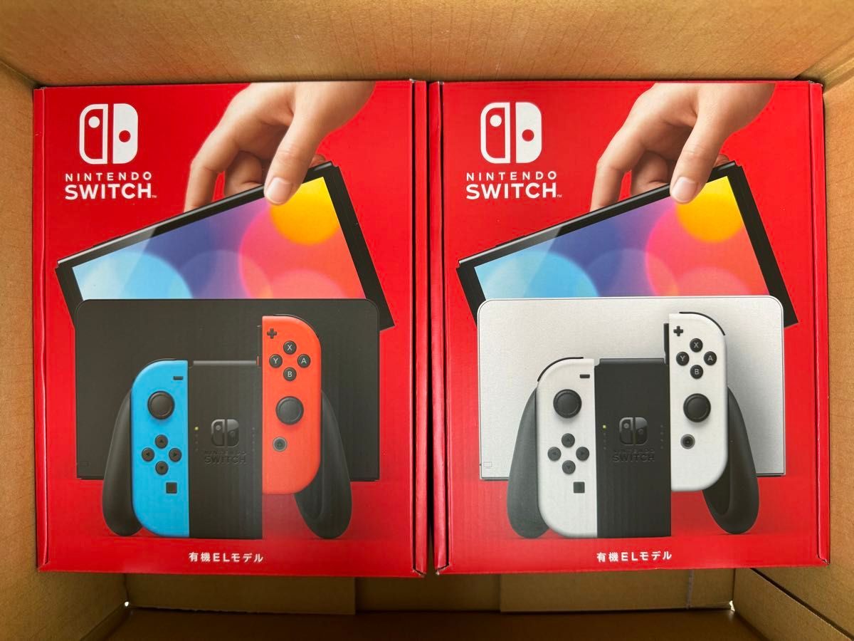 【初回限定お試し価格】 新品未使用 Nintendo Switch 有機ELモデル ホワイト ネオン Nintendo Switch