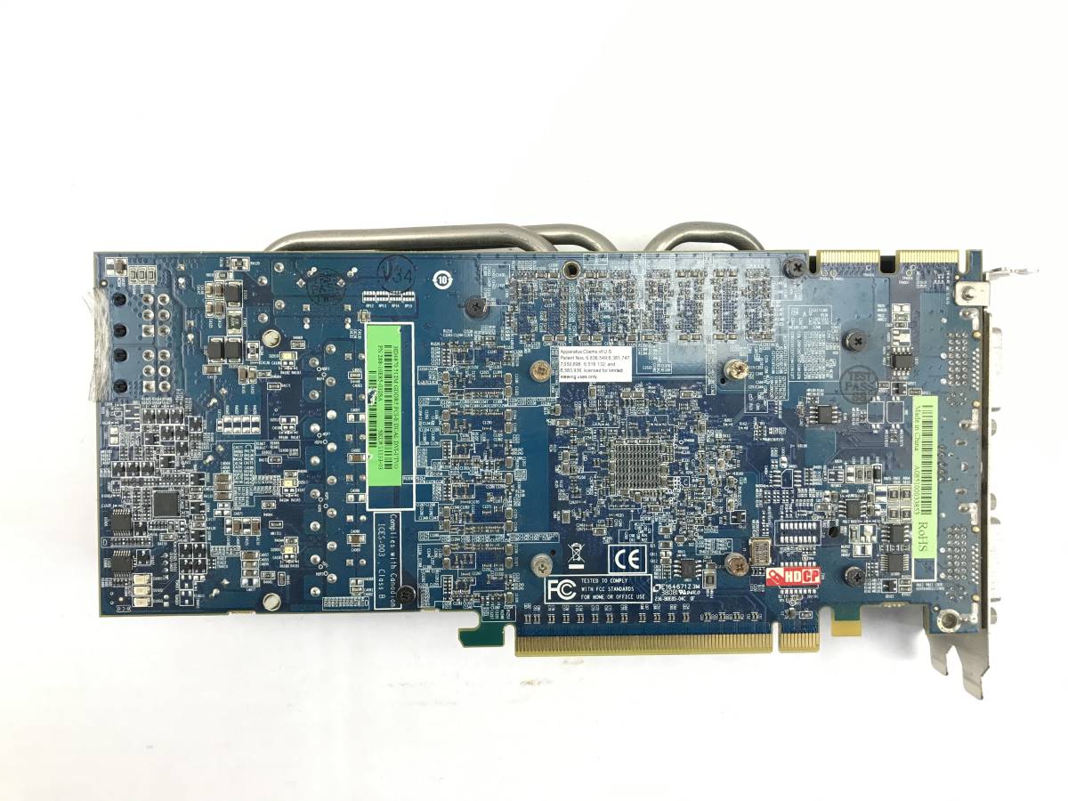 【中古パーツ】 SAPPHIRE Radeon HD4870 512M GDDR5 PCI-E DUAL DVI-I/TVO ビデオカード PCI-E ■XK26-3_画像2