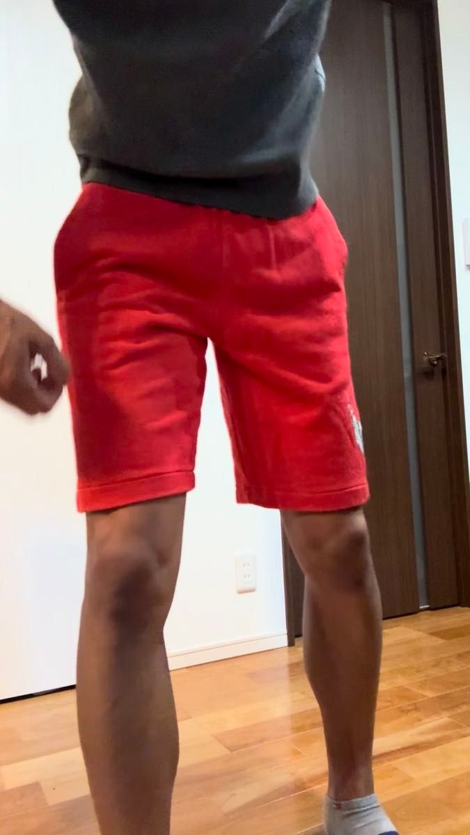 ナイキ NIKE 赤 ショートパンツ スウェットパンツ Mサイズ ショートパンツ ハーフパンツ