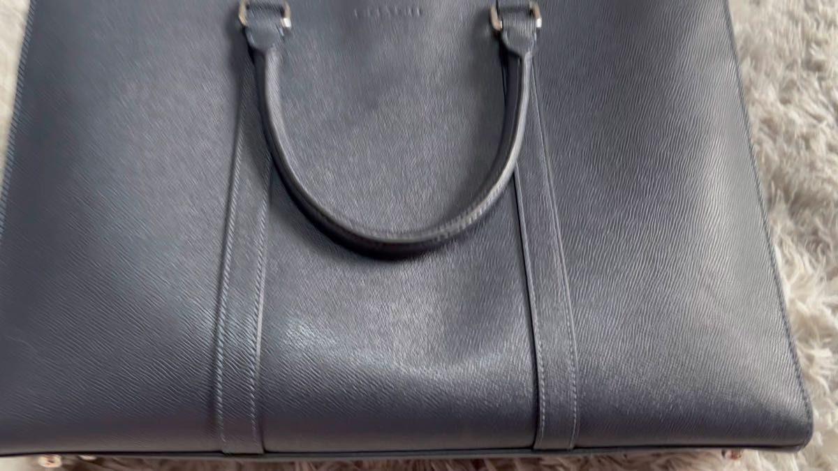 【美品】COACH(コーチ)メンズ ビジネスバッグ CE439 SVBHP