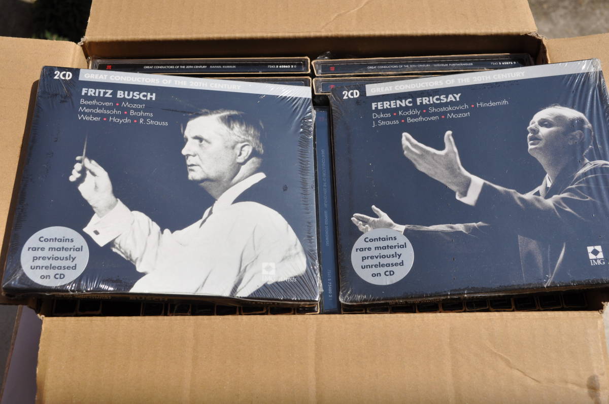 20 century. un- .. large finger . person ../GREAT CONDUCTORS OF THE 20TH CENTURY/ che libidake/ full tovengla-/kalayan/ beige m/ one part unopened /52CD