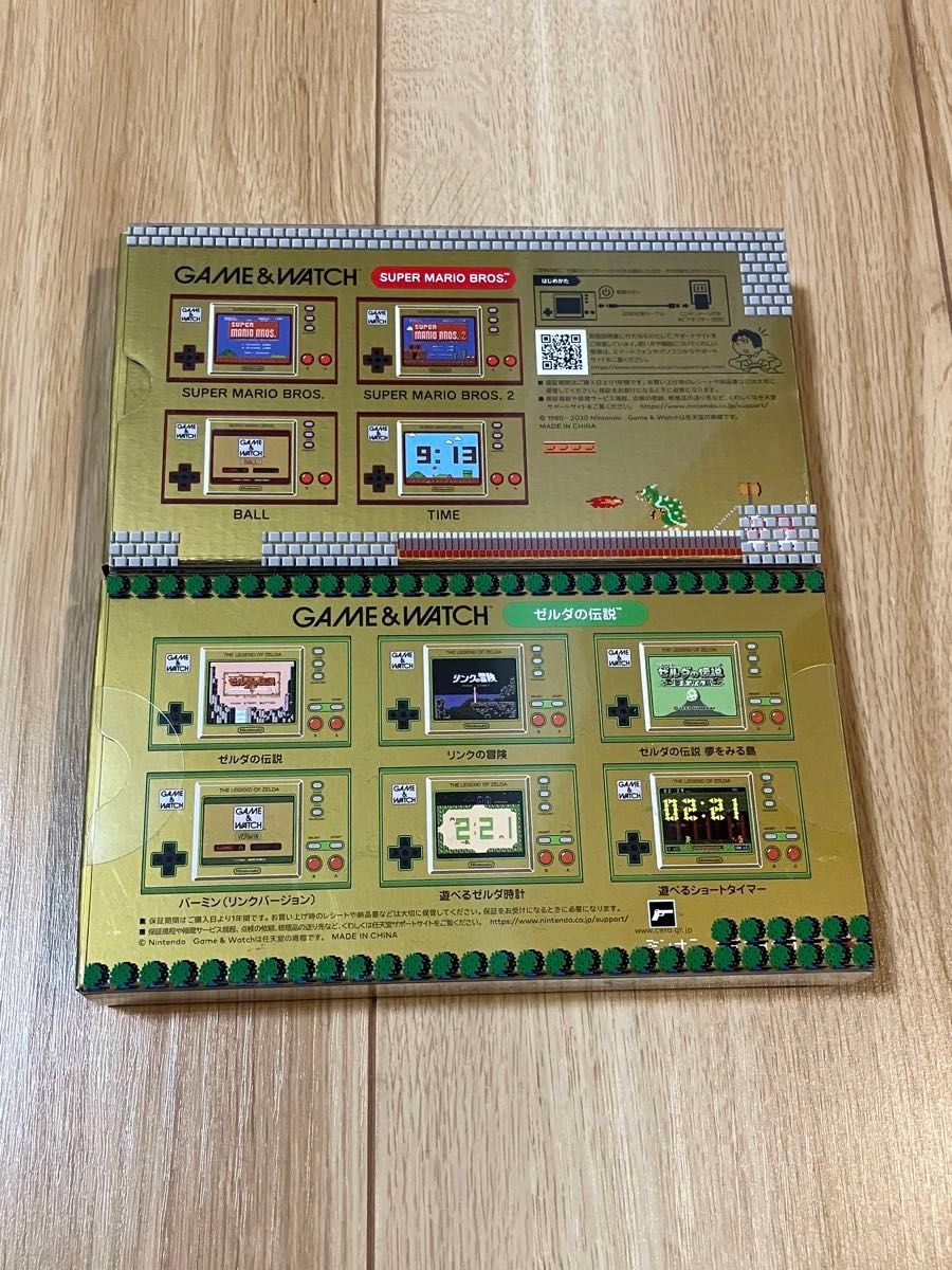 美品+新品】ゲーム&ウオッチ スーパーマリオブラザーズ ゼルダの