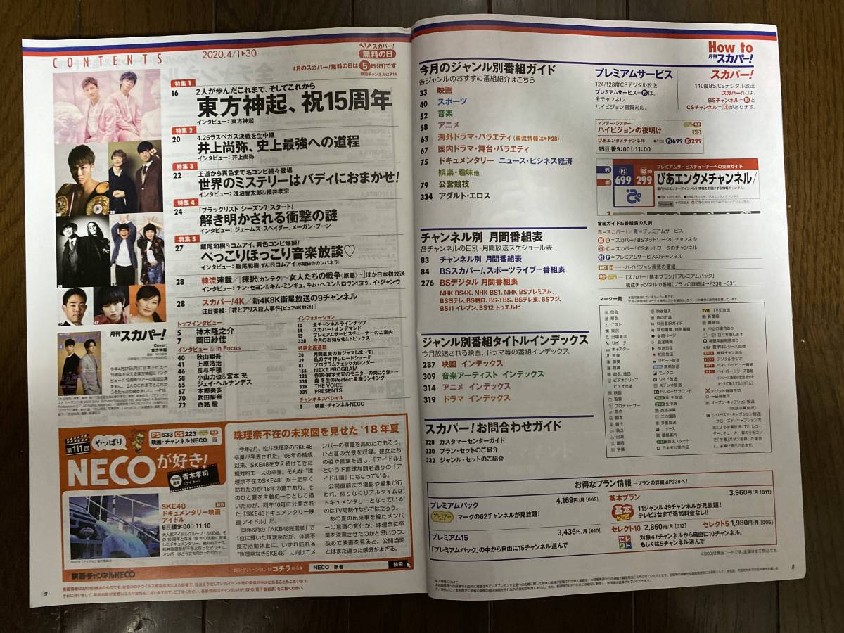 月刊スカパー！2020年4月号_画像3