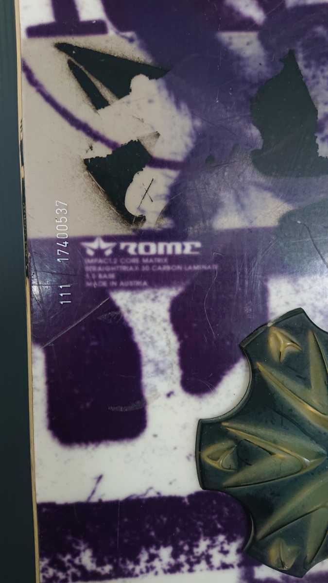 ROME　Agent152　SDS390　152cm　スノーボード　スノボー板_画像6