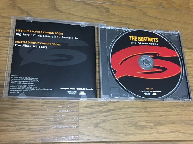 THE BEATNUTS / THE ORIGINATORS ヒップホップ ファンク 名盤 輸入盤(品番:LSR9216) 廃盤CD Tony Touch Large Professor Al Tariq Cormega_画像4