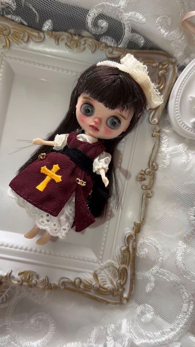 プチブライス 有名作家様 カスタムブライス カサンドラブラック