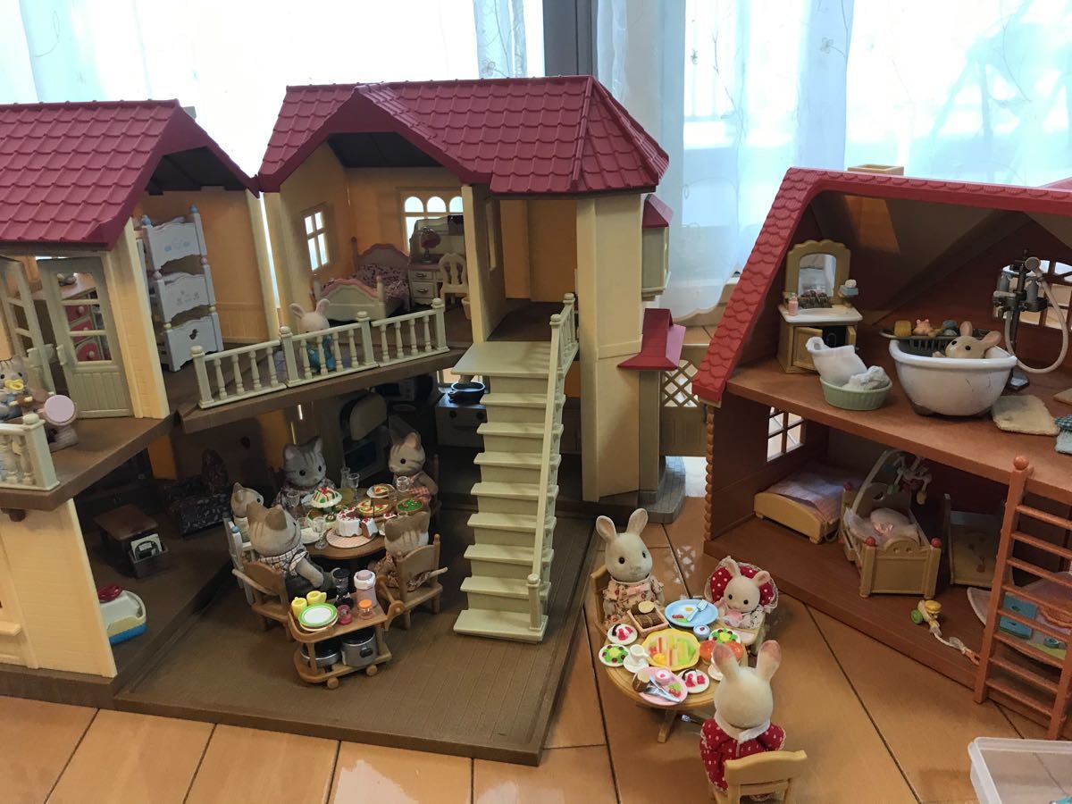 Paypayフリマ 値下げ シルバニアファミリー あかりの灯る大きなお家セット Paypayフリマ 値下げ シルバニアファミリー あかりの灯る大きなお家セット