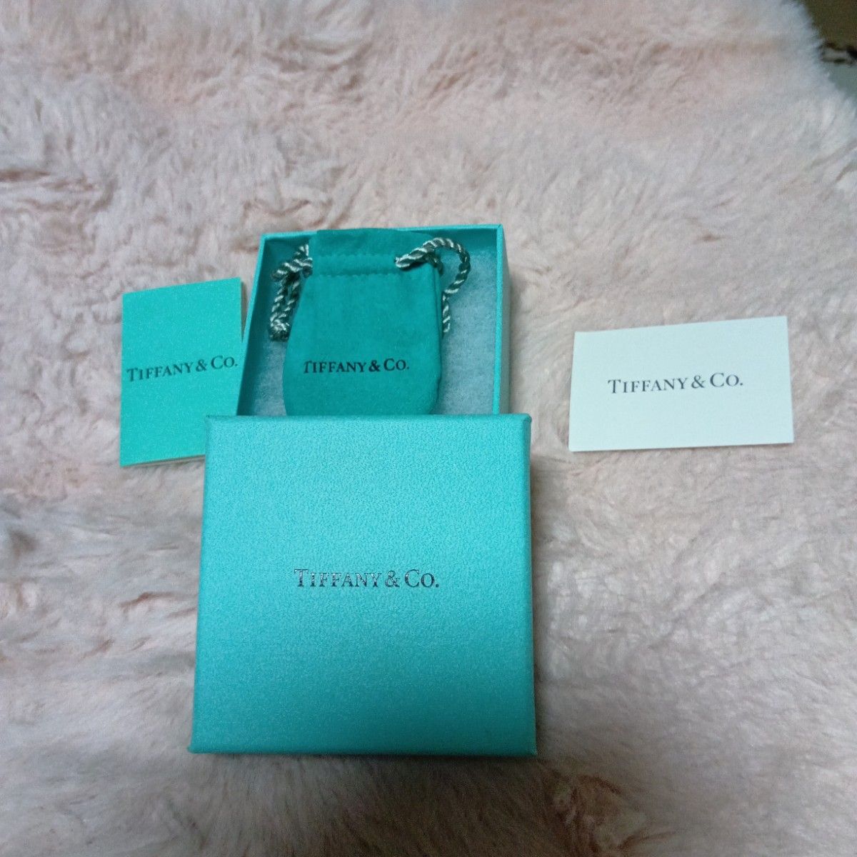 TIFFANY&Co 空箱 保存袋 ショップカード セット｜Yahoo!フリマ