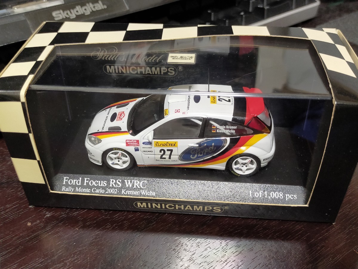 1/43 PMA MINICHAMPS フォード フォーカス RS WRC 2002 モンテ＃27