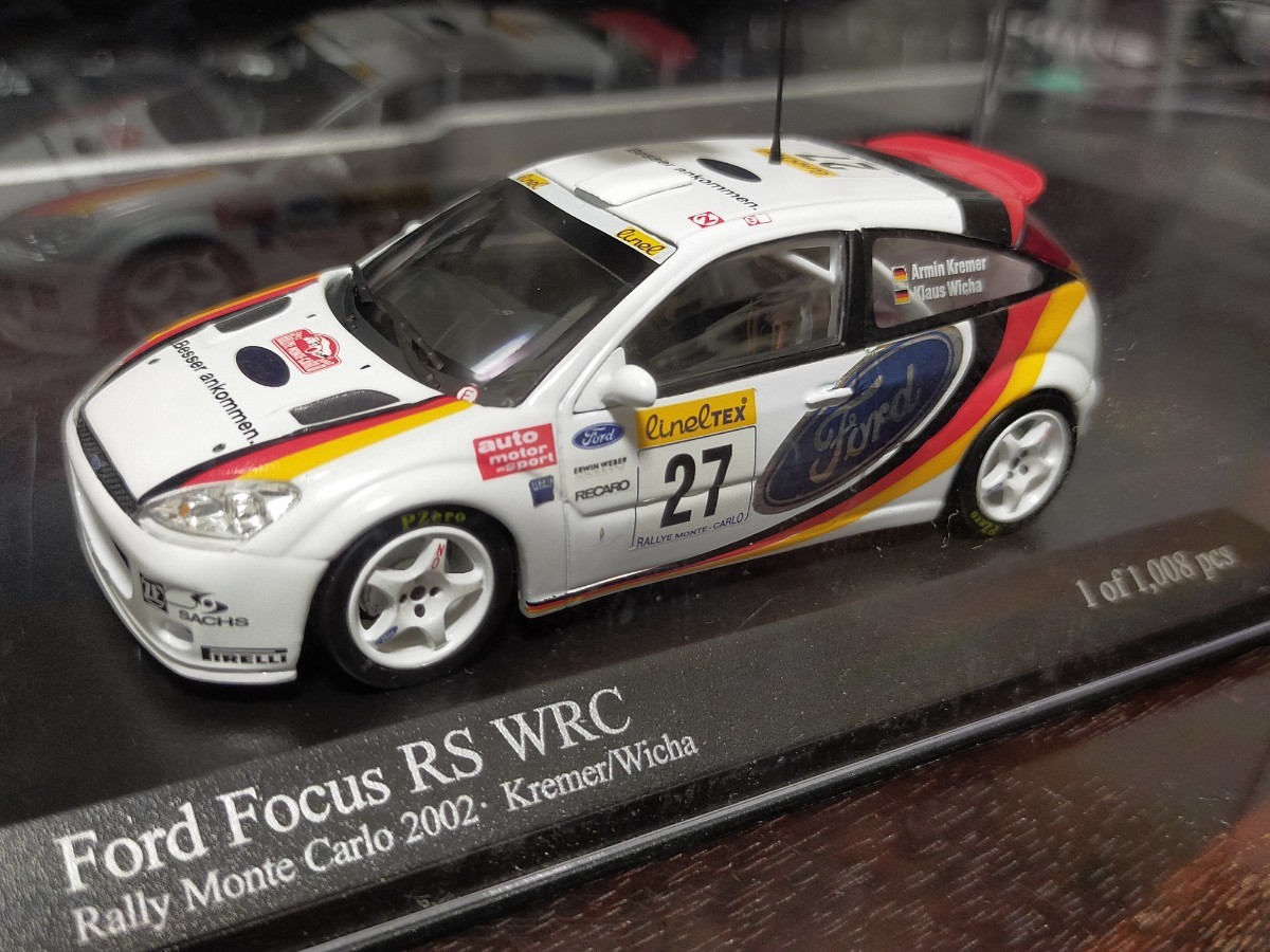1/43 PMA MINICHAMPS フォード フォーカス RS WRC 2002 モンテ＃27