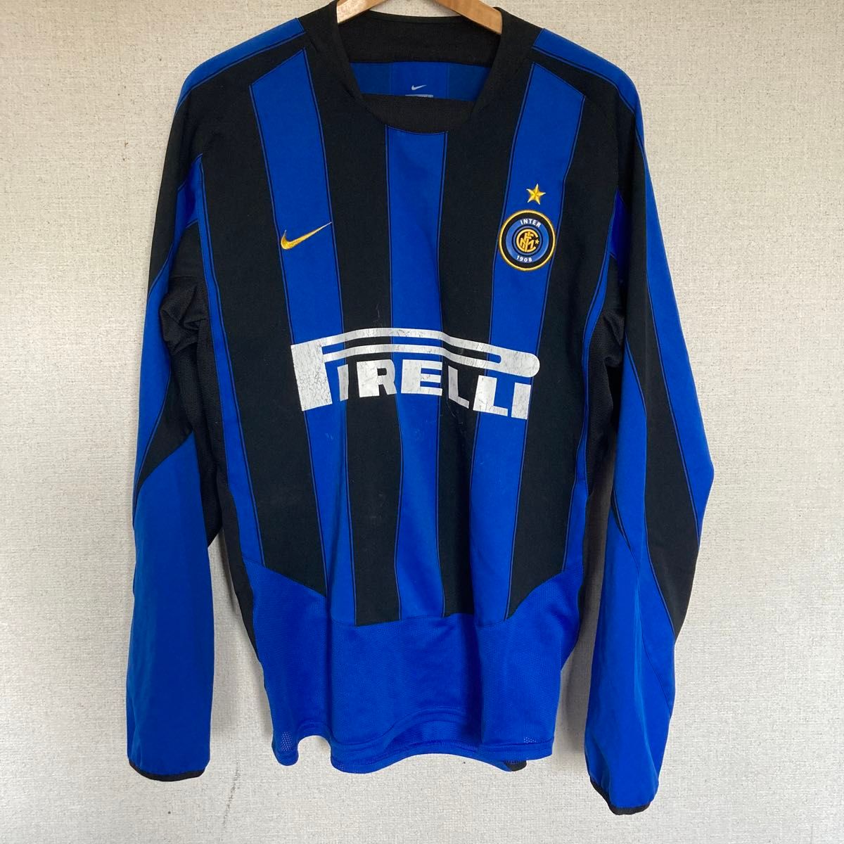 Nike インテルジャージ 長袖 77 インテル サッカーユニフォーム インテル 長袖ユニフォーム NIKE サッカー ブルー Nike インテル