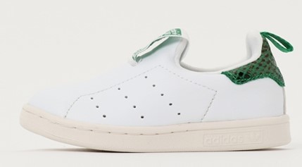 送料無料 14cm■adidas STAN SMITH 360 I S32128 アディダス スタンスミス スリッポン 白 緑 へび ベビー キッズ スニーカー リンク_画像4