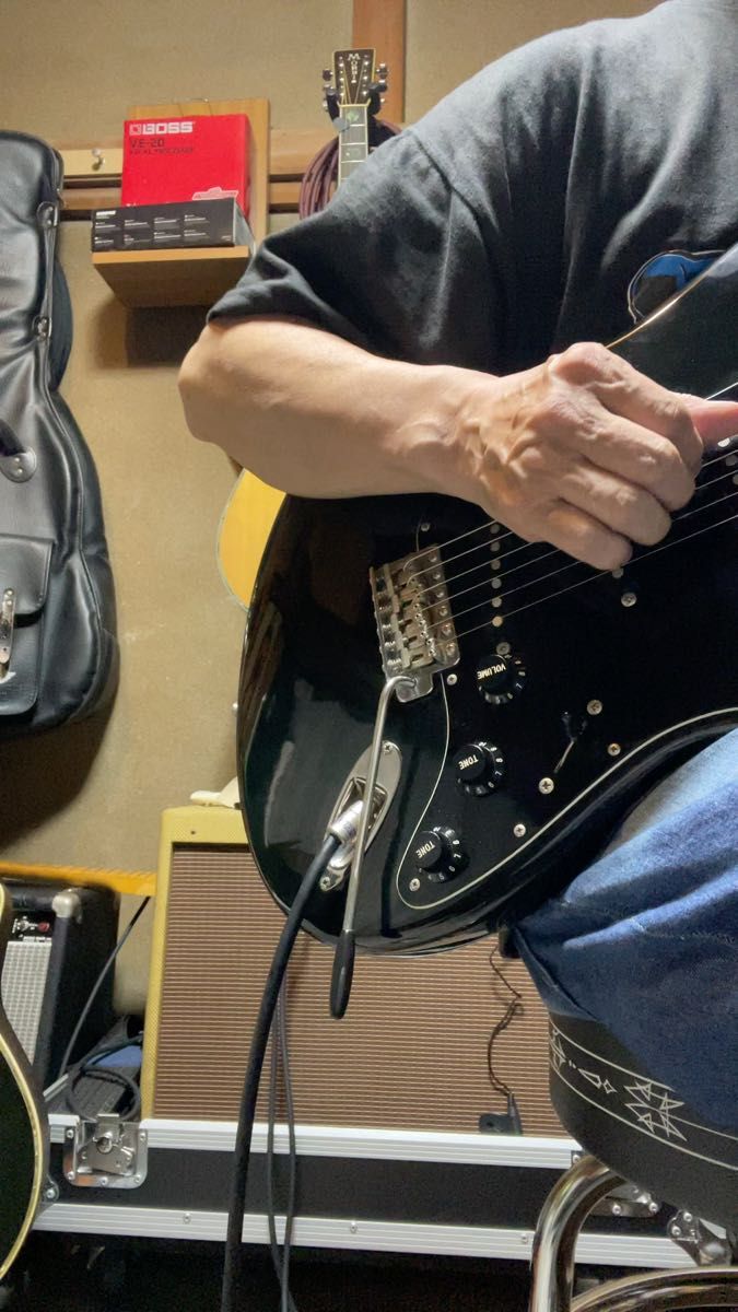 Squier by Fender スクワイア SST-33 Oシリアル フジゲン製 GOTOHペグ アーム ソフトケース付属