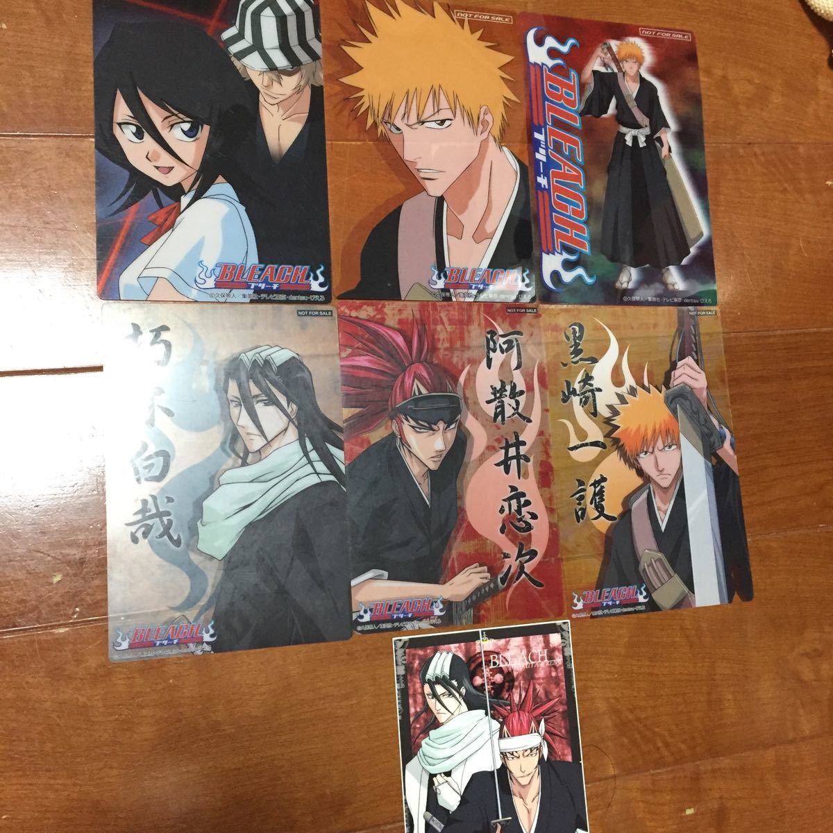 ヤフオク! - BLEACHブリーチ 非売品カードセット シール 阿散井恋...