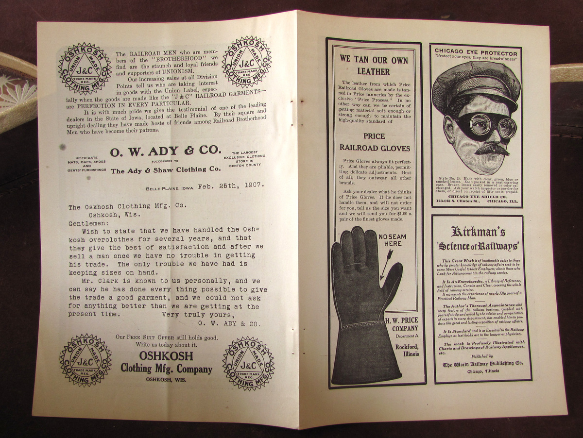 【雑誌広告】1907年 Carhartt & Oshkosh カーハート オシュコシュ カバーオール デニム ワーク レア 古着 オーバーオール ビンテージ RRL_画像2