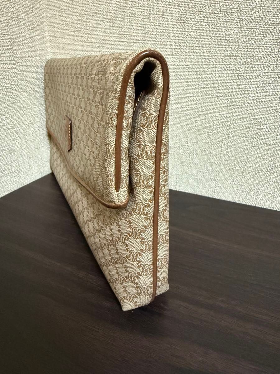 CELINE セリーヌ マカダム柄 クラッチバッグ ヴィンテージ