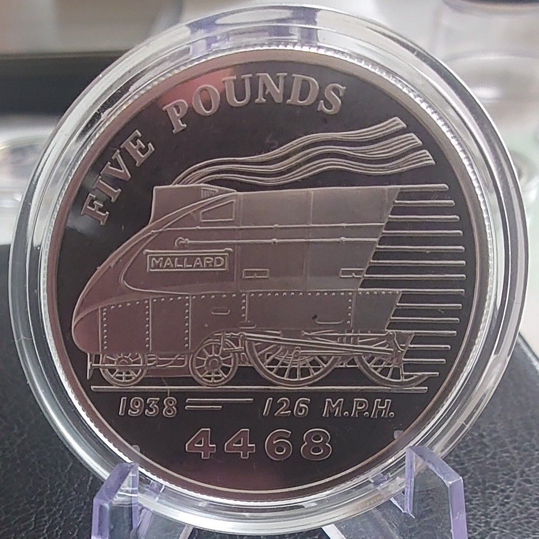 2004年 ガーンジー島銀貨 5ポンド マラード記念銀貨 silver925 2004年 ガーンジー島銀貨 5ポンド マラード記念銀貨 silver925
