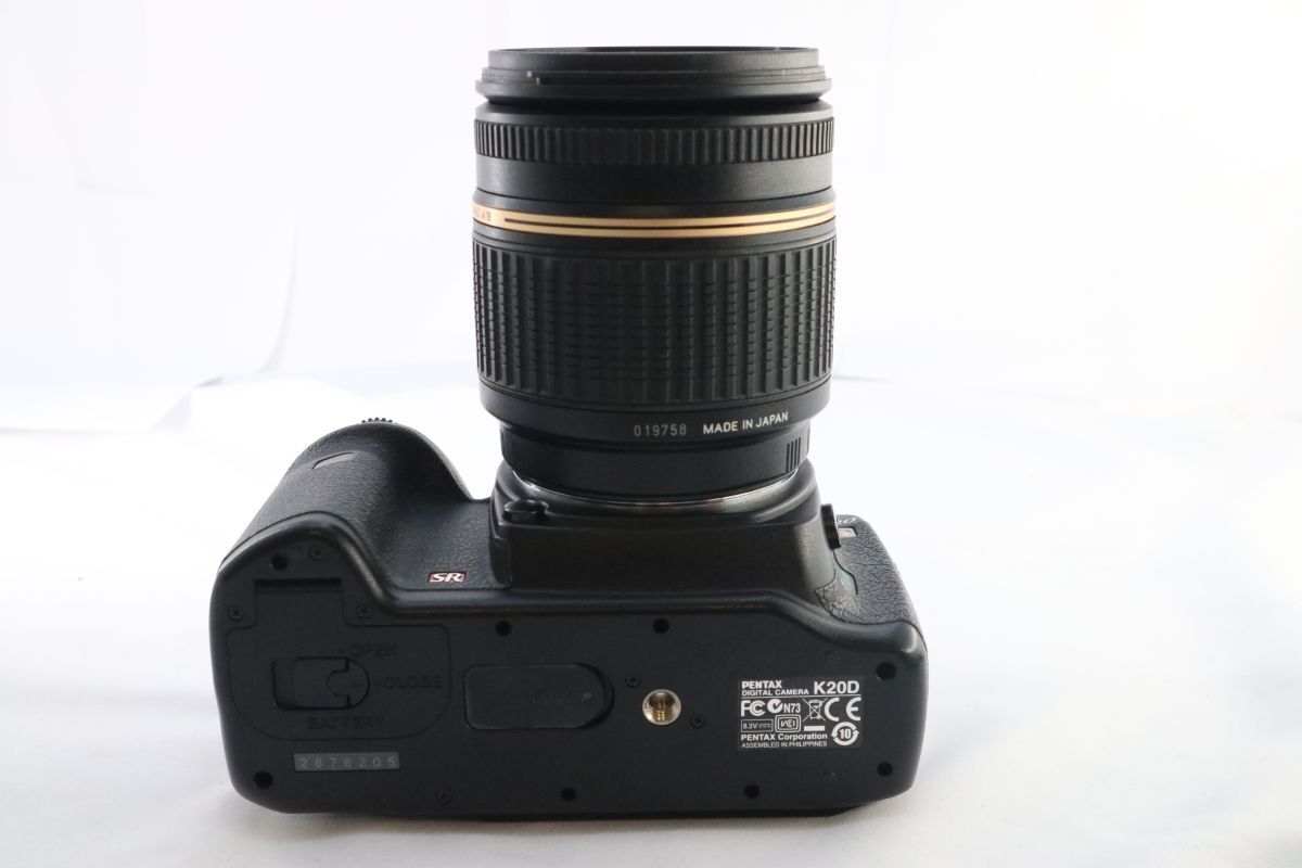 PENTAX ペンタックス K20 D ブラックボディ デジタル一眼レフカメラ + TAMRON AF 18-250mm F/3.5-6.3 IF MACRO A18 (f02205)_画像4