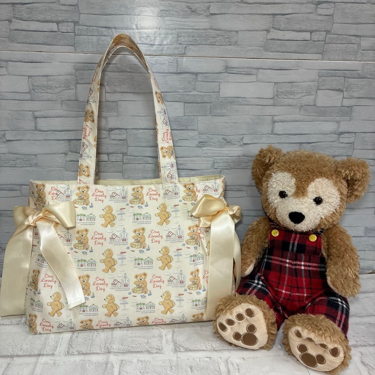 【上海】ダッフィー 2wayショルダーバッグ ハンドバッグ 2Way ダッフィー ショルダーバッグ