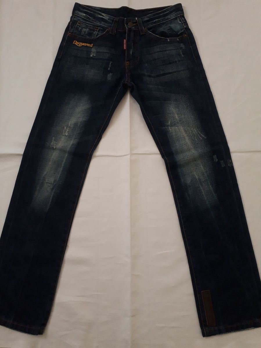 [ бесплатная доставка ]DSQUARED2 Dsquared повреждение обработка Denim джинсы w31