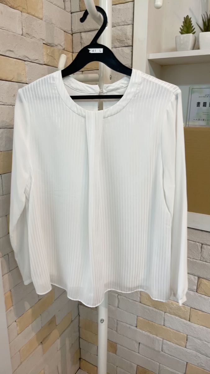 長袖ブラウス シフォンブラウス白 シースルーブラウス リボンブラウス ブラウス白 シフォンブラウス 清楚 上品 婚活 白ブラウス