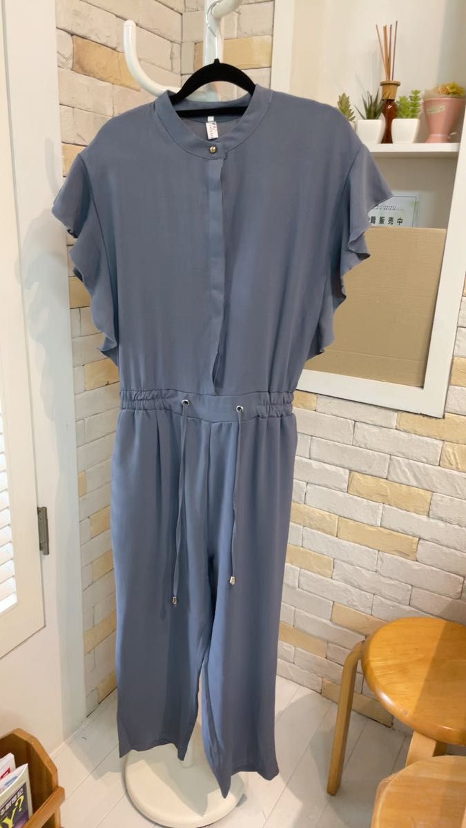 ロングサロペット サロペット オーバーオール オールインワン シフォンサロペット 春夏サロペット サロペット未使用 サロペット上品