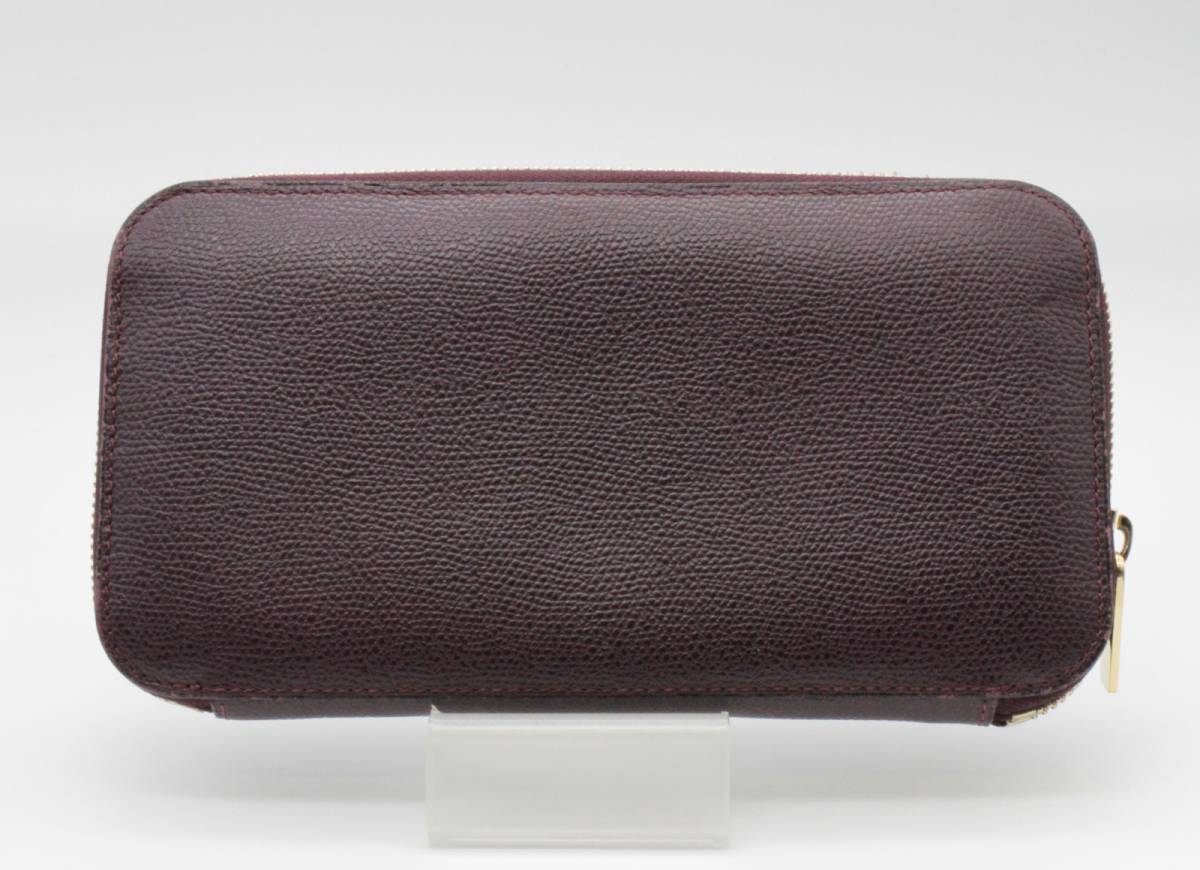 ◇◇【美品】Valextra ヴァレクストラ ラウンドジップ 12カード