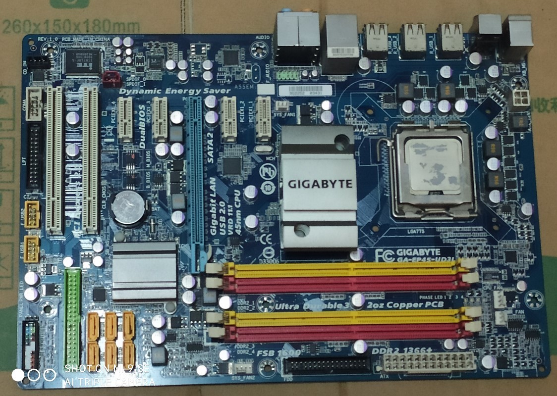  beautiful goods GIGABYTE GA-EP45-UD3L motherboard Intel P45 LGA 775 ATX DDR2