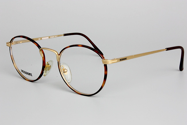 【新品・未使用】MISSONI ミッソニー SAFILO GROUP FRAME ITALY バネ丁番 フルリム デミブラウン M-327 Color CF0 50□19 140_画像5