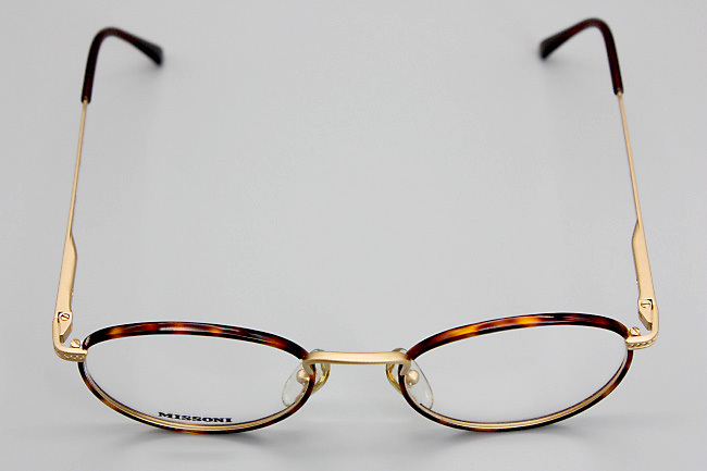 【新品・未使用】MISSONI ミッソニー SAFILO GROUP FRAME ITALY バネ丁番 フルリム デミブラウン M-327 Color CF0 50□19 140_画像10