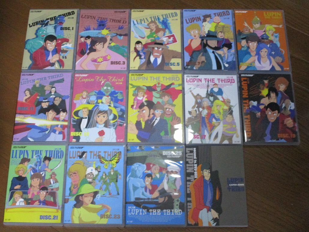 限定盤!ルパン三世・26DVD・「LUPIN THE THIRD second tv.DVD - BOX