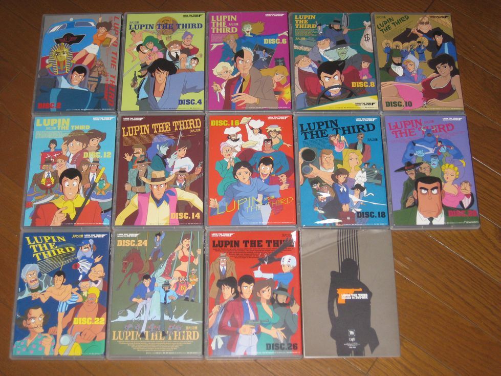 限定盤!ルパン三世・26DVD・「LUPIN THE THIRD second tv.DVD - BOX