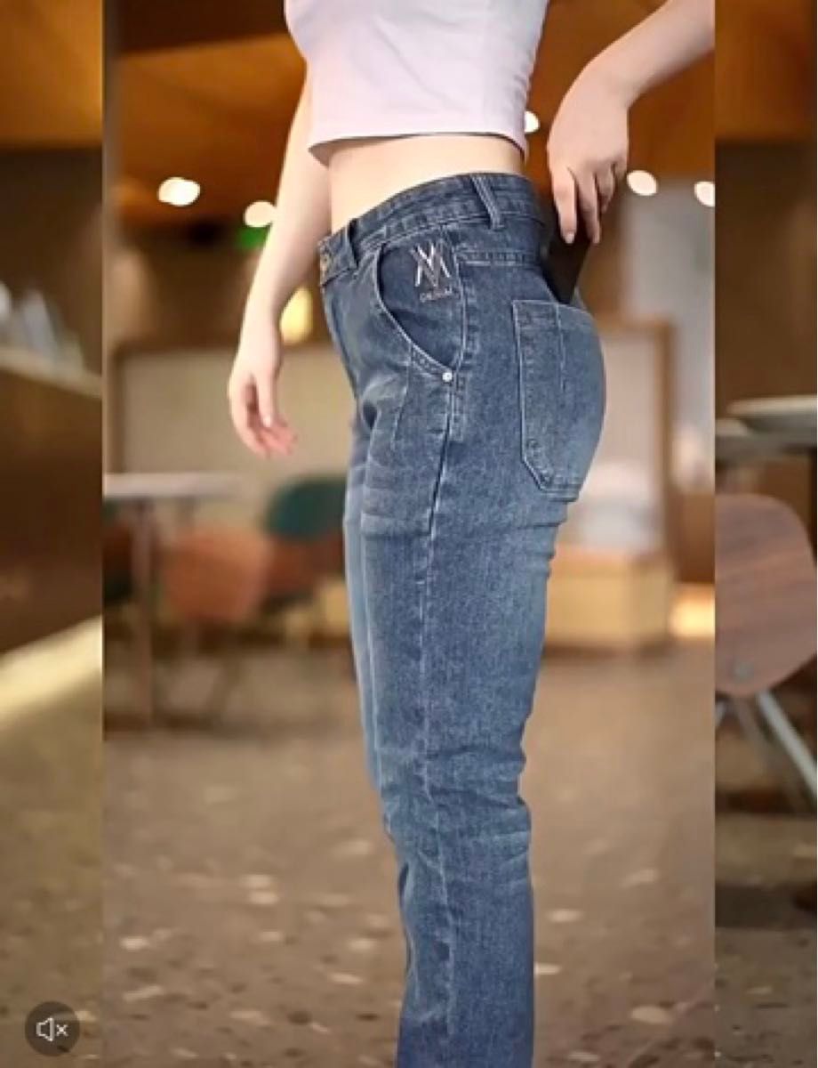 デニムパンツ ブルー系 高級刺繍ジーンズメンズスリムフィットシューズ 人気2025春秋カジュアルパンツ新品