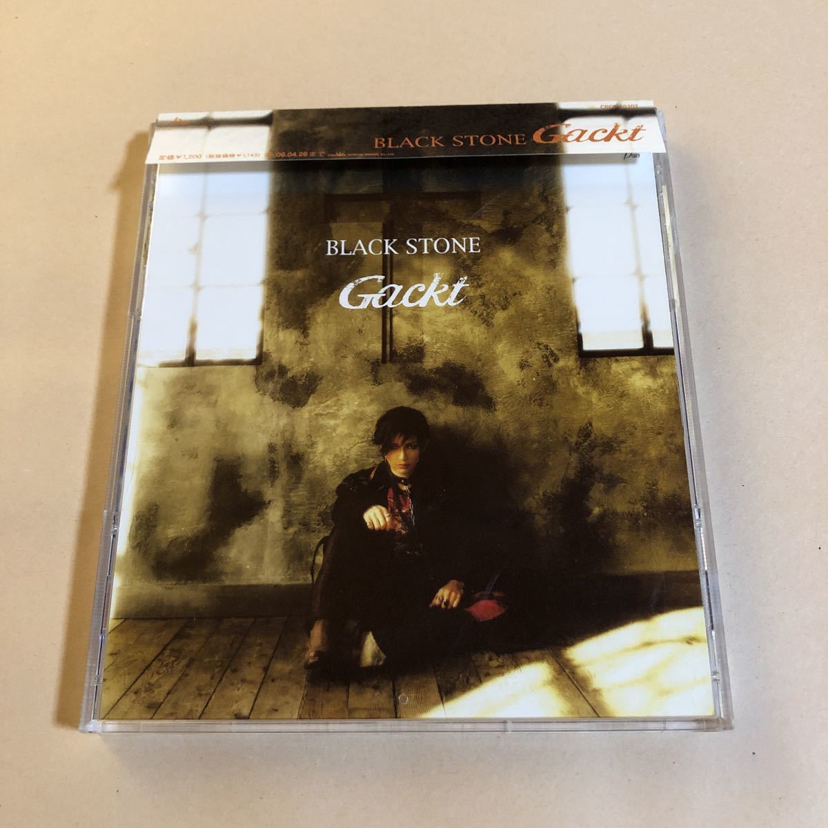 Gackt 1MaxiCD「BLACK STONE」_画像1
