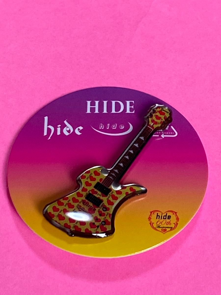 LEMONed ピンバッジ hide hide 20th anniversary ピンバッジ イエローハート|Yahoo