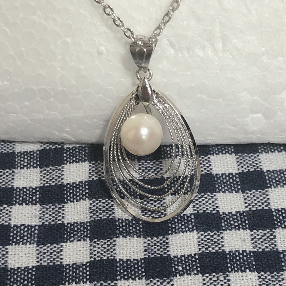 本真珠シルバーネックレス アクセサリー ペンダント パール 本真珠シルバーネックレス アクセサリー ペンダント パール
