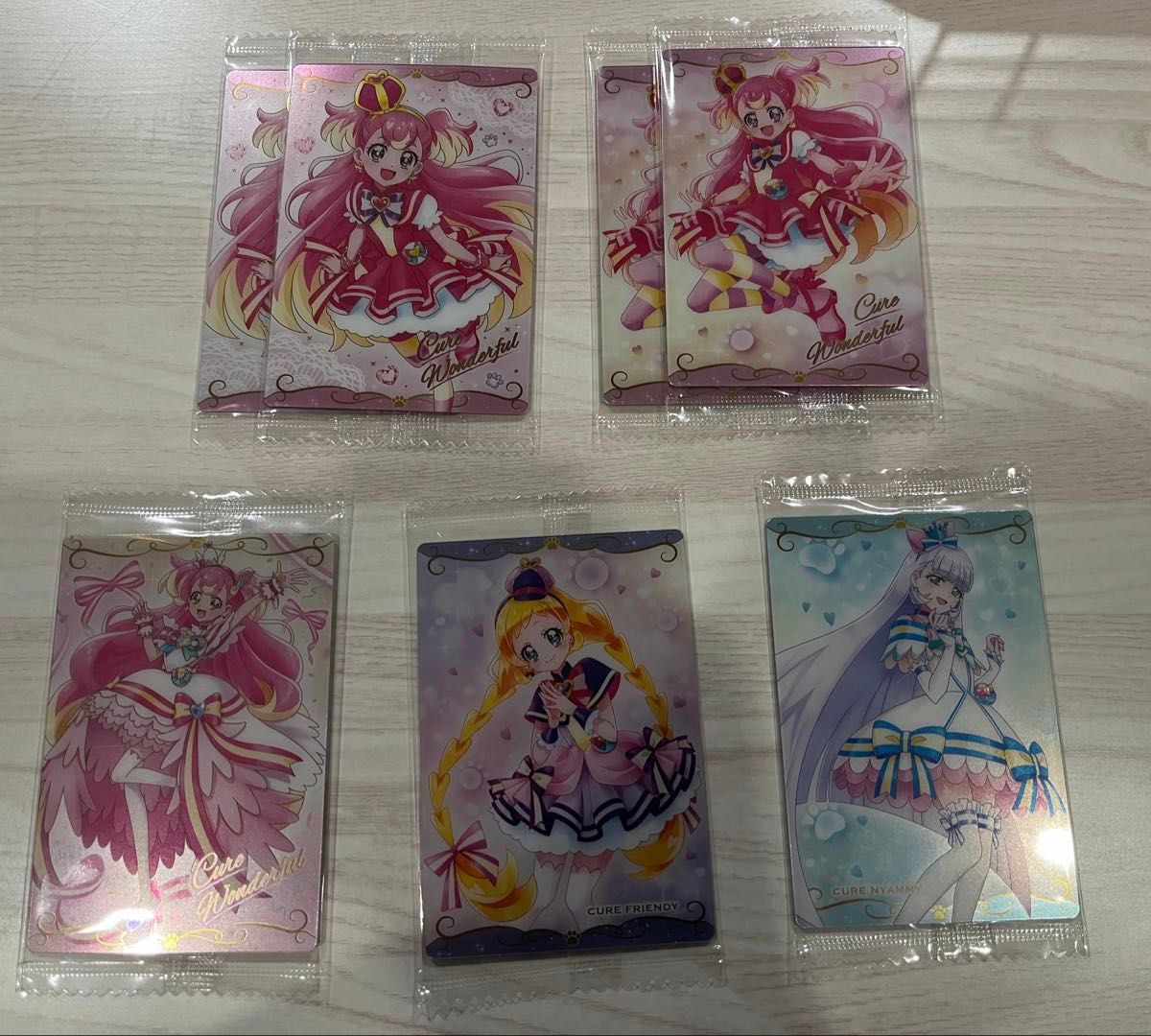 プリキュア ウエハースカード (画像1〜3枚目のもの)