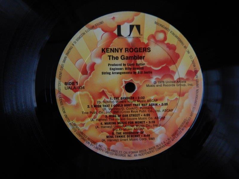 【LP】The Gambler / Kenny Rogers（輸入盤）_画像4