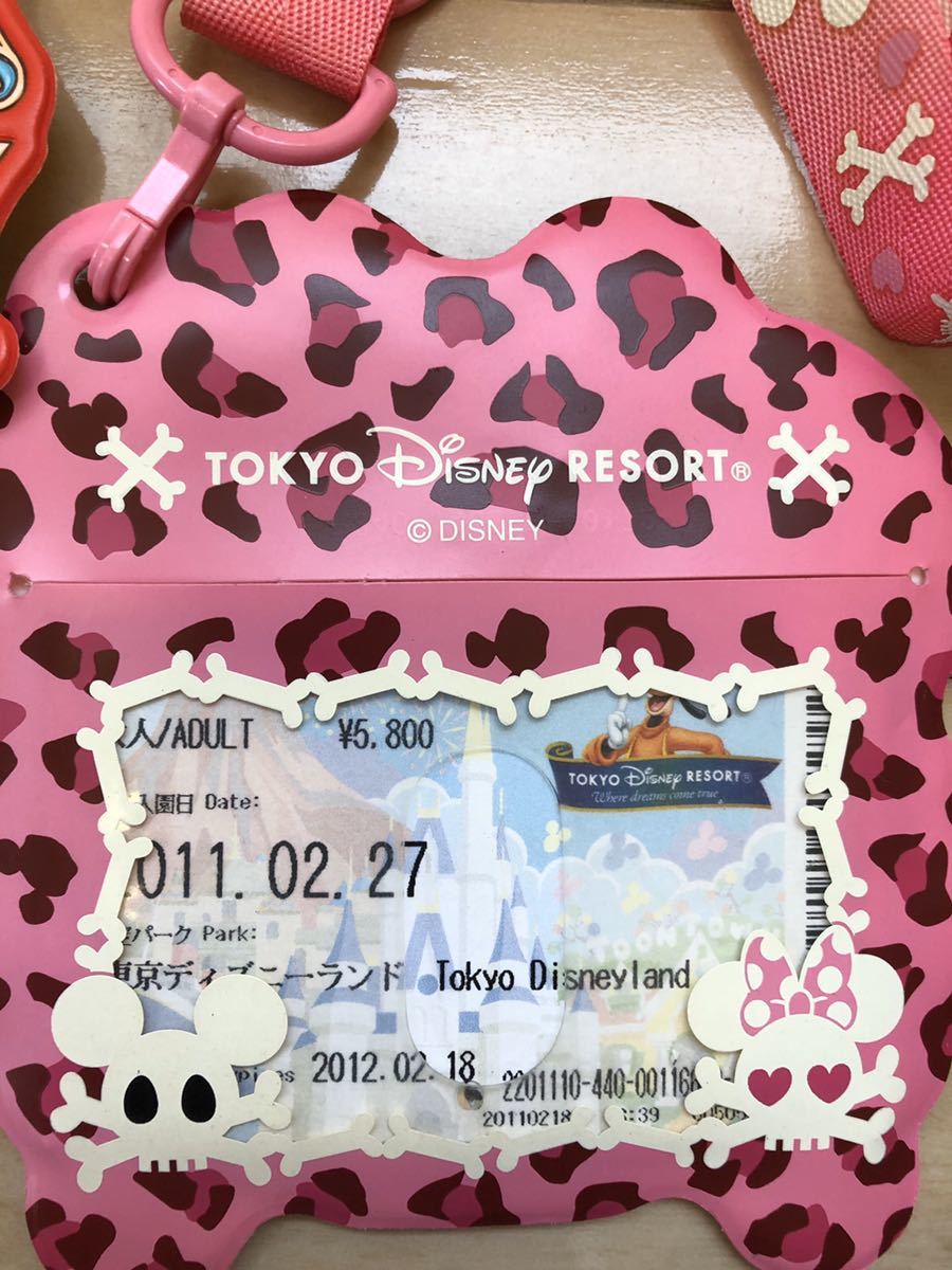 レア！TDR東京ディズニーリゾート＆TDSディズニーシーパスポートホルダー2点と使用済みパスポート10枚/20周年5周年/チケットホルダー
