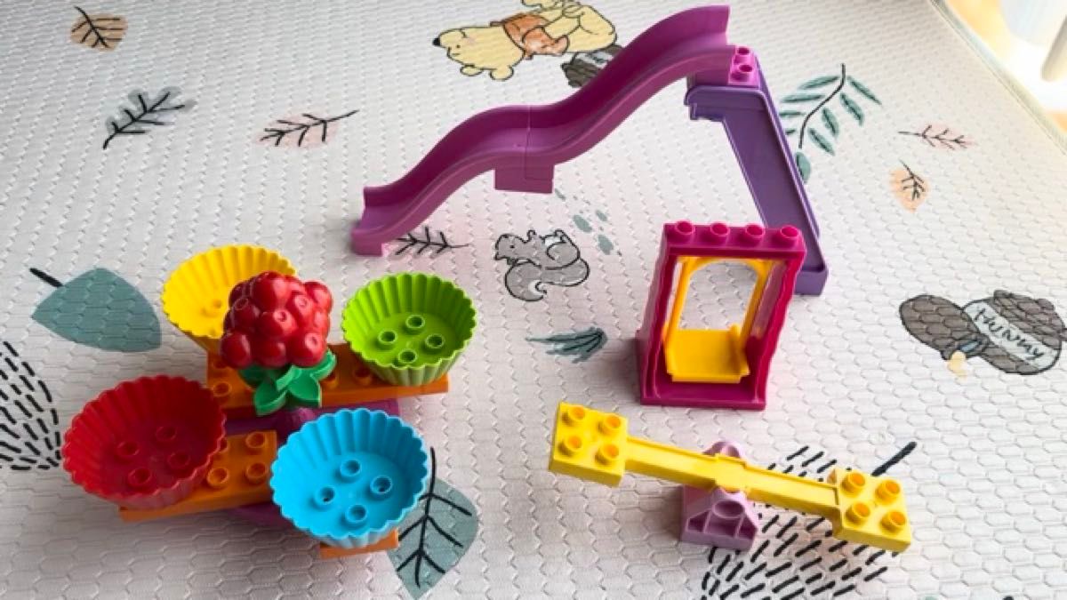 レゴデュプロ アンパンマンブロックラボ 互換品 遊具セット 4種類