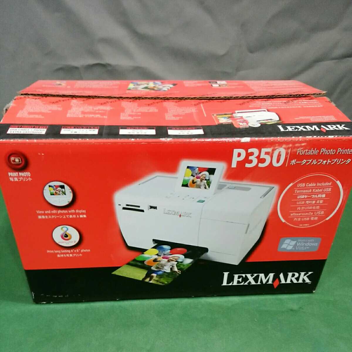 Новый неиспользованный Lex Mark Lexmark P350 Potor Bull Photo Printer