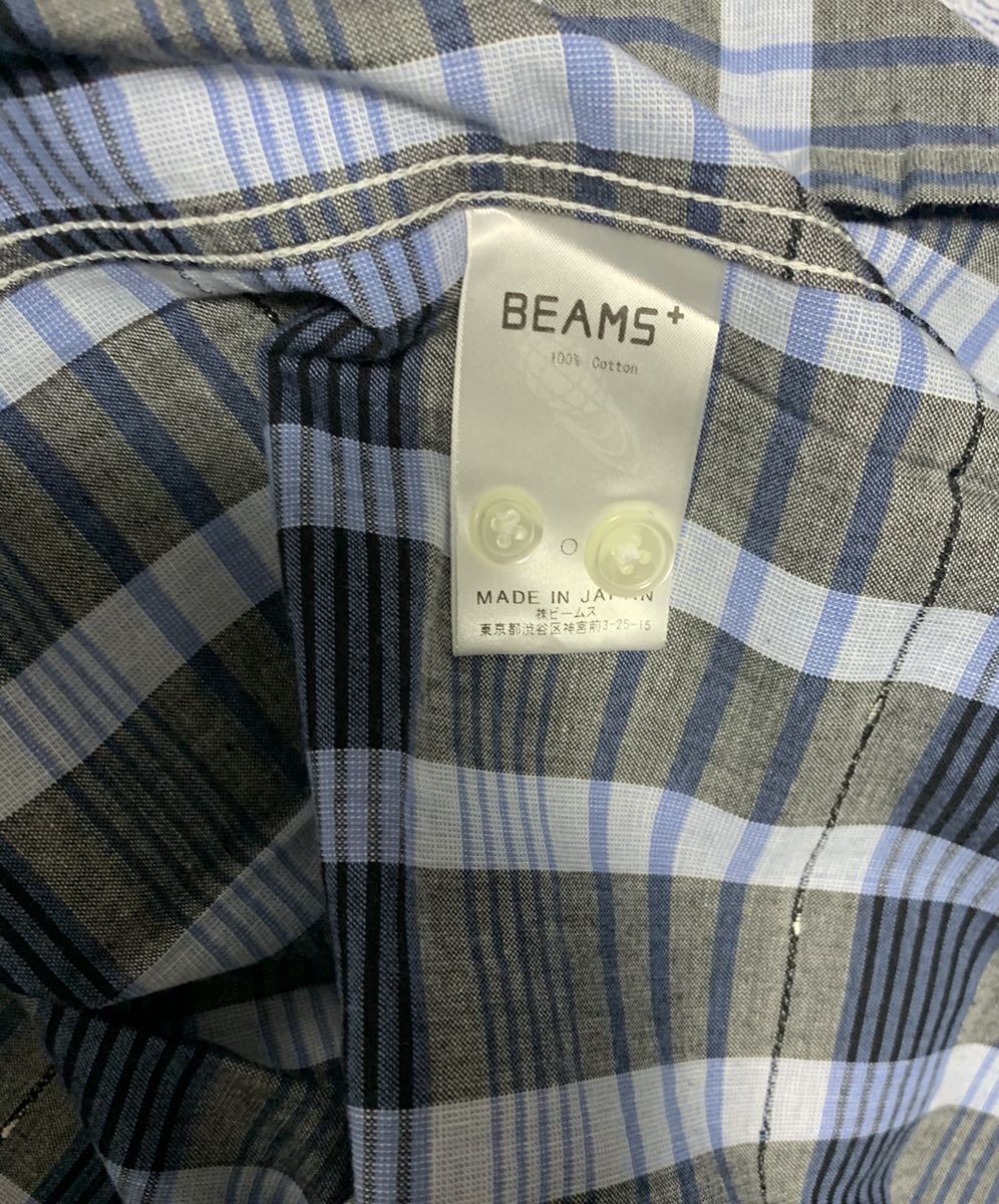 【新品未使用】Beams plus 半袖オープンカラーシャツ　S ビームスプラス_画像6