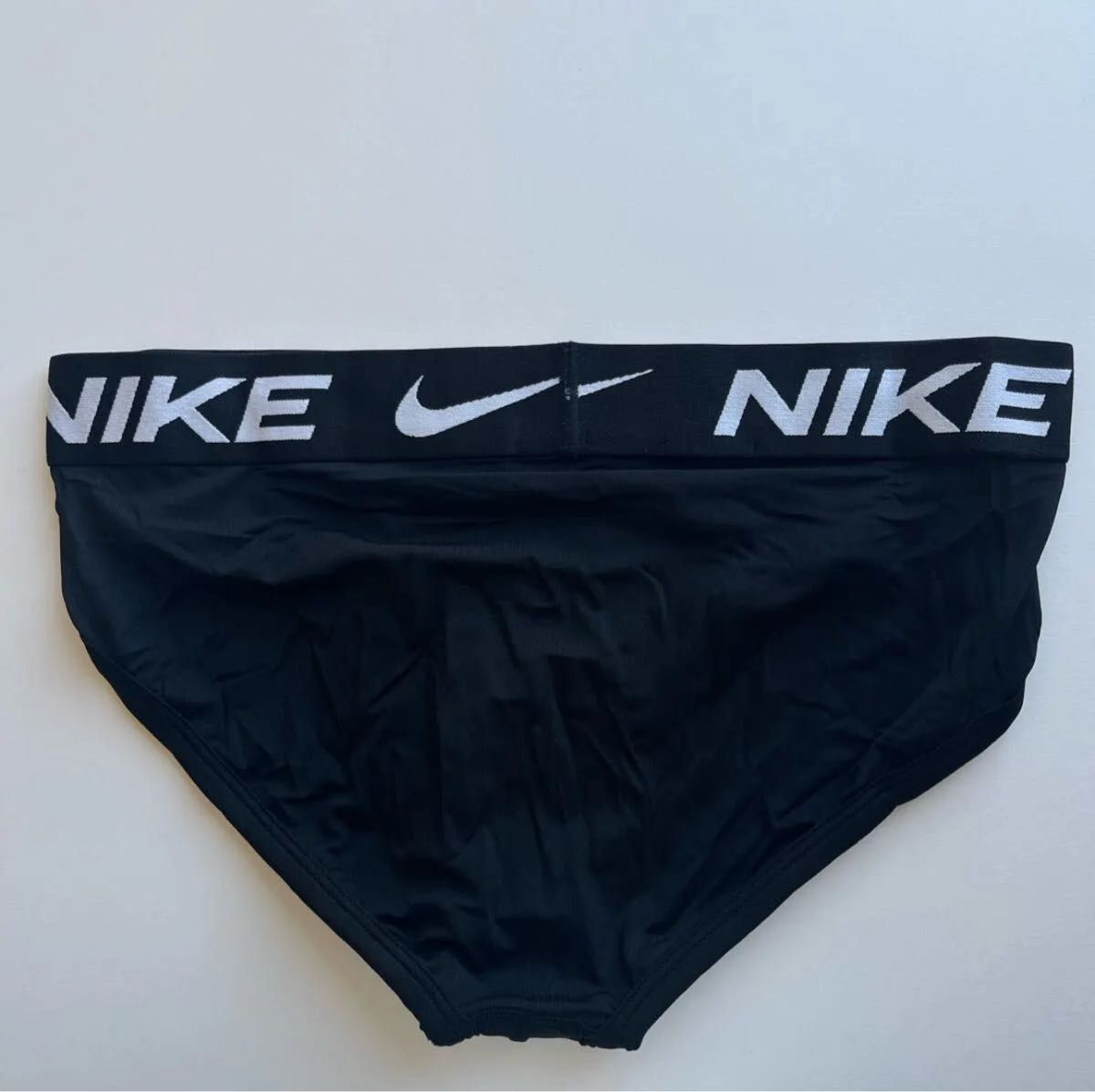 NIKE ナイキ ナイロンストレッチ ビキニブリーフ スポーツインナー 男性ブリーフ ブラック M