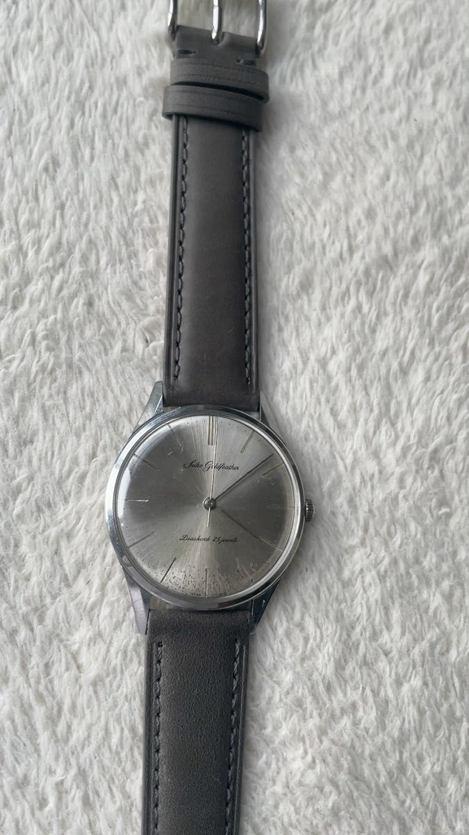 稼働品 SEIKO GOLDFEATHER 手巻き 25石