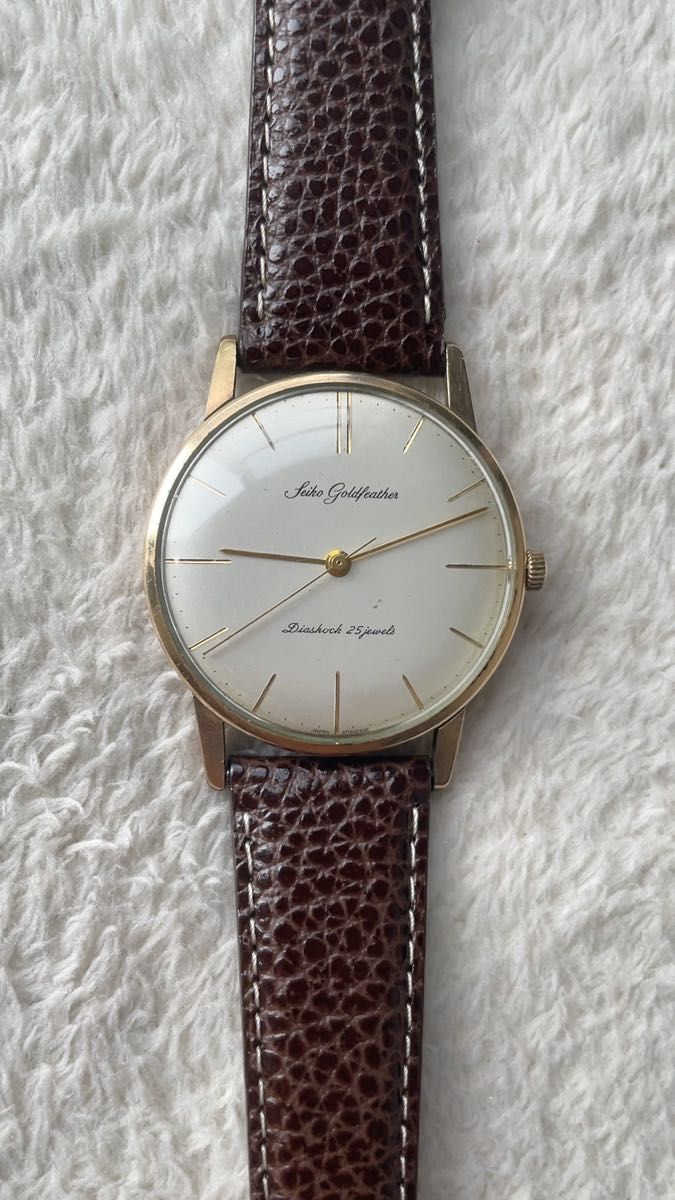 稼働 SEIKO Goldfeather 25石 手巻き 腕時計 セイコー