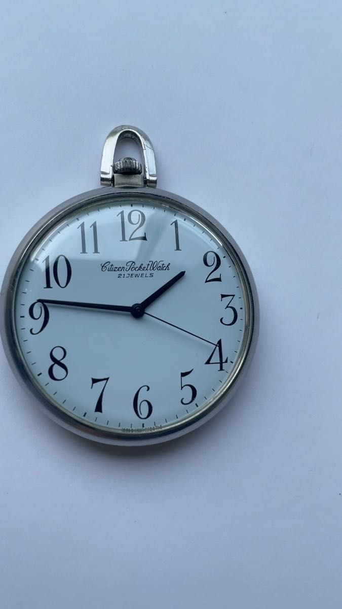 稼働品 CITIZEN Pocket Watch ポケットウォッチ シチズン 懐中時計 手巻き